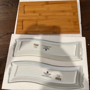 Gorham bamboo serving set